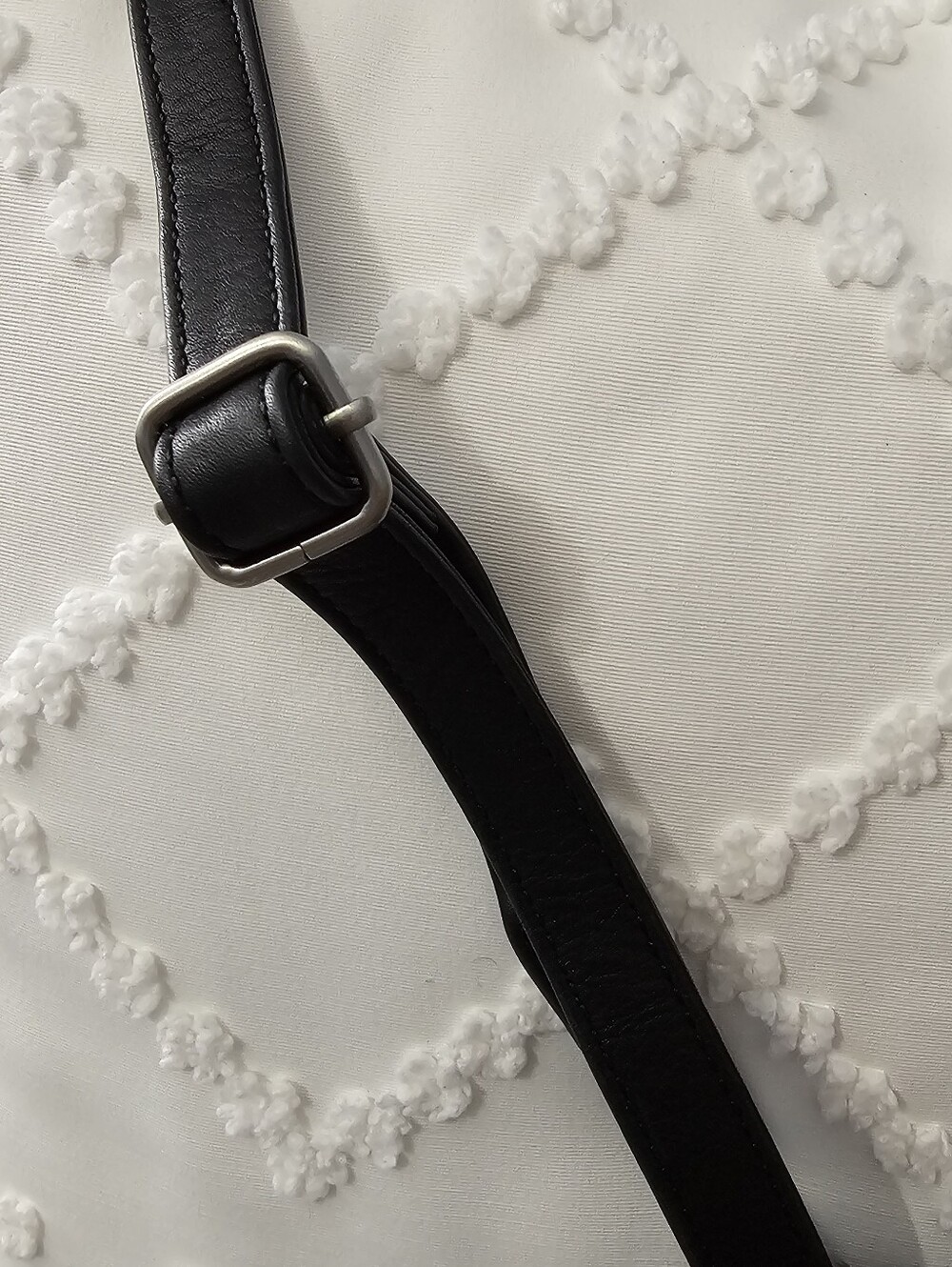 FINAL..Fossil Black Leather Crossbody - Picture 9 of 16